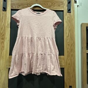 Charlotte Avery Blush Pink Tiered Dress